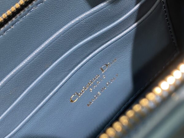 DIOR CARO ZIPPED POUCH WITH CHAIN