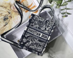 Mini Dior Book Tote Phone Bag