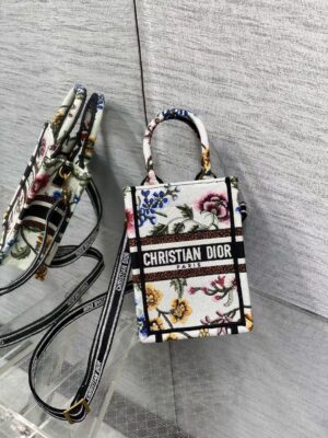 Mini Dior Book Tote Phone Bag