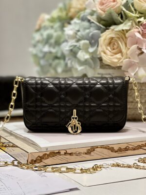 LADY DIOR PHONE POUCH