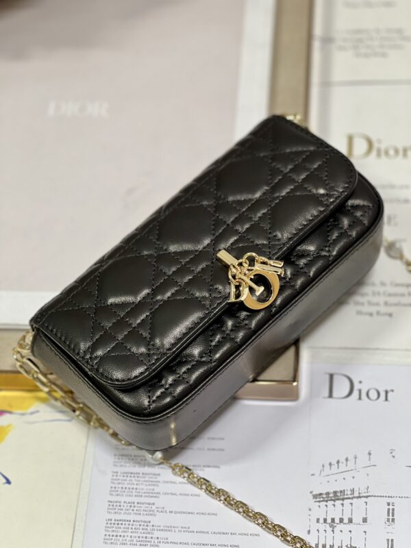 LADY DIOR PHONE POUCH