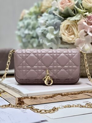 LADY DIOR PHONE POUCH