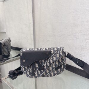 Dior Oblique Saddle Pouch