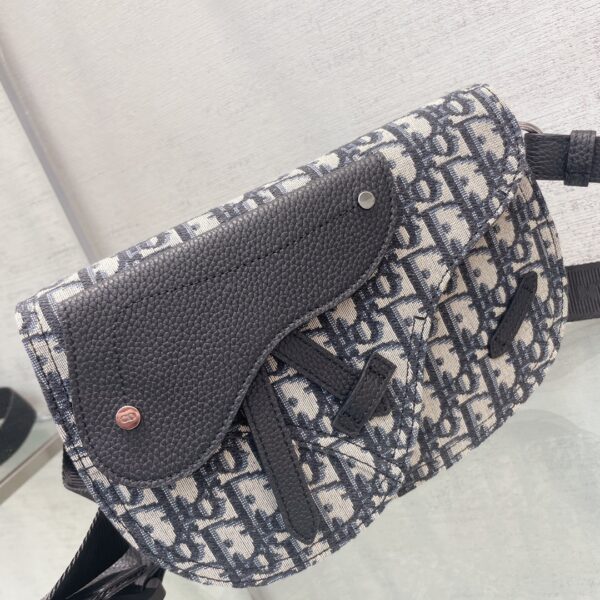Dior Oblique Saddle Pouch