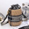 Dior Wicker Bucket Bag Mini