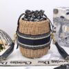 Dior Wicker Bucket Bag Mini