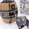Dior Wicker Bucket Bag Mini