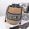 Dior Wicker Bucket Bag Mini