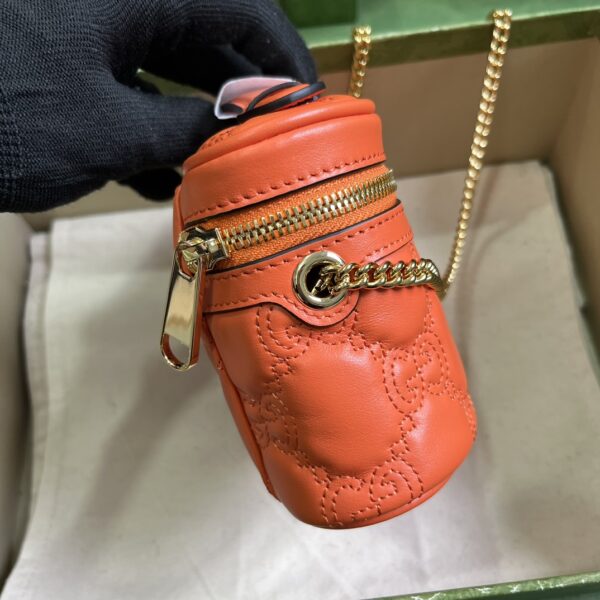 Gucci GG MATELASSÉ TOP HANDLE MINI BAG