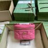 Gucci GG MATELASSÉ TOP HANDLE MINI BAG