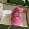 Gucci GG MATELASSÉ TOP HANDLE MINI BAG