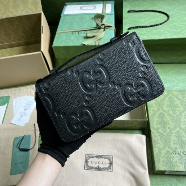 Gucci JUMBO GG TRAVEL DOCUMENT CASE