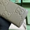 Gucci Jumbo GG zipped leather wallet