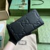 Gucci Jumbo GG zipped leather wallet