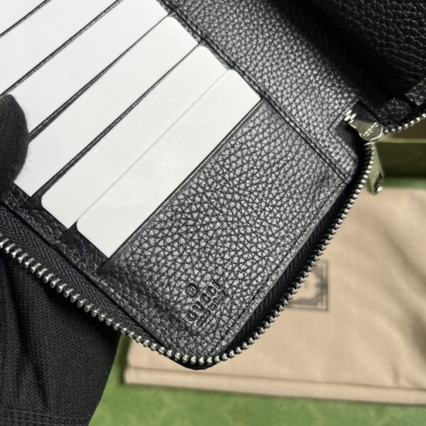 Gucci Jumbo GG zipped leather wallet