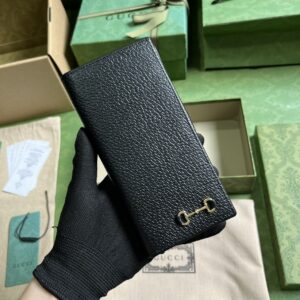 Gucci LONG WALLET WITH HORSEBIT