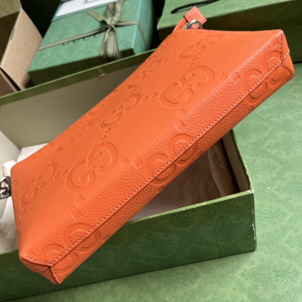 Gucci GG EMBOSSED MEDIUM MESSENGER BAG