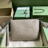 Gucci GG EMBOSSED MEDIUM MESSENGER BAG