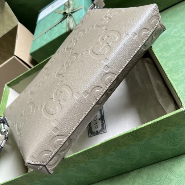 Gucci GG EMBOSSED MEDIUM MESSENGER BAG