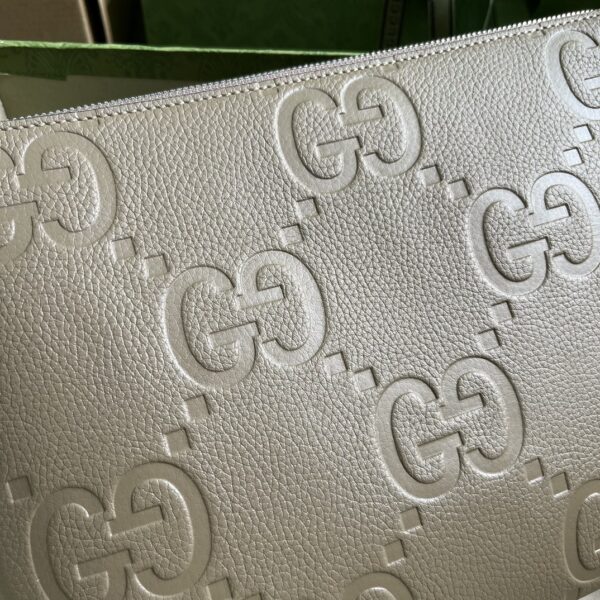 Gucci GG EMBOSSED MEDIUM MESSENGER BAG