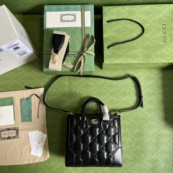 GUCCI GG MATELASSÉ MINI TOP HANDLE BAG