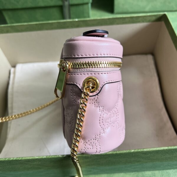 Gucci GG MATELASSÉ TOP HANDLE MINI BAG