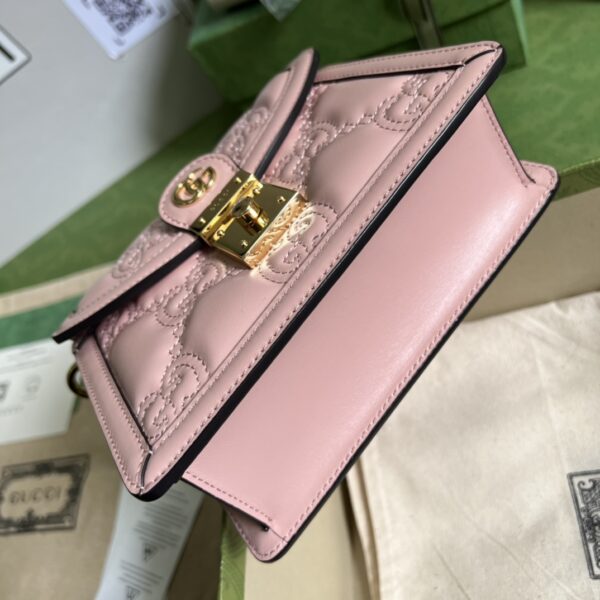 Gucci GG MATELASSÉ SMALL TOP HANDLE BAG