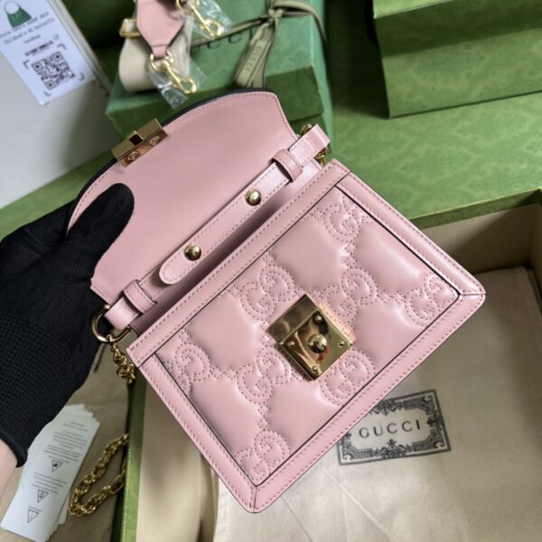 Gucci GG MATELASSÉ SMALL TOP HANDLE BAG
