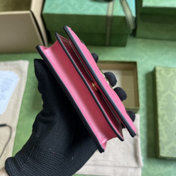 Gucci GG MATELASSÉ CARD CASE WALLET