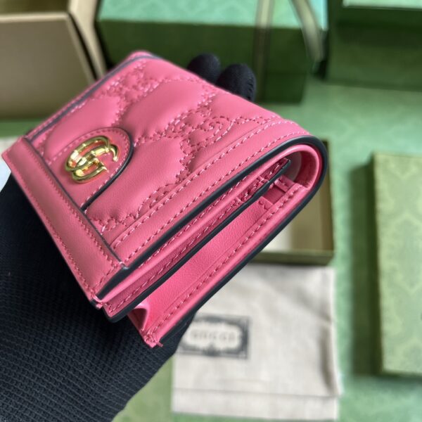 Gucci GG MATELASSÉ CARD CASE WALLET