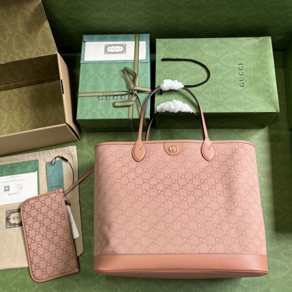 GUCCI OPHIDIA GG LARGE TOTE BAG