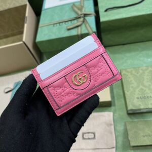 GUCCI GG MATELASSÉ CARD CASE