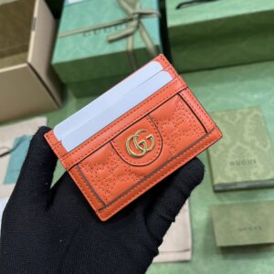 GUCCI GG MATELASSÉ CARD CASE