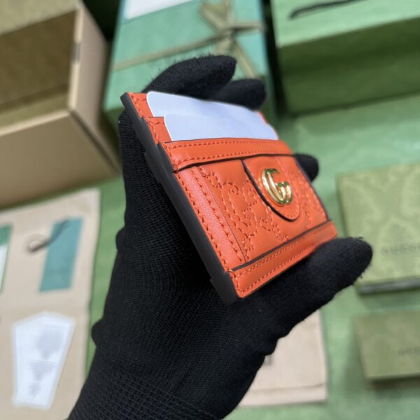 GUCCI GG MATELASSÉ CARD CASE