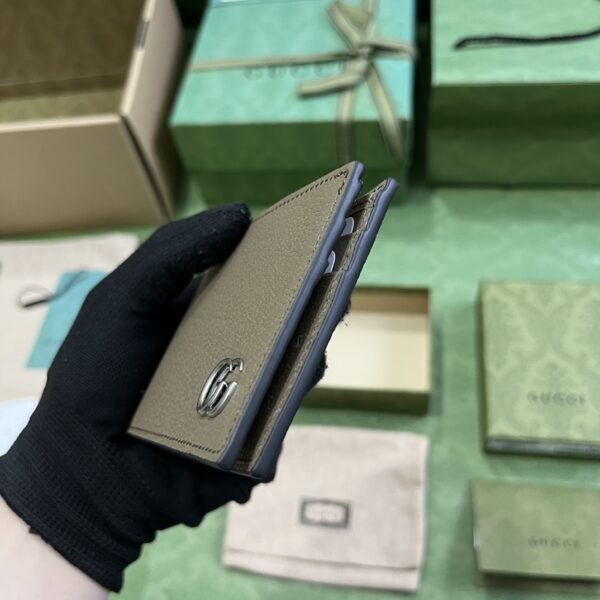 GUCCI GG MARMONT LEATHER BI-FOLD WALLET
