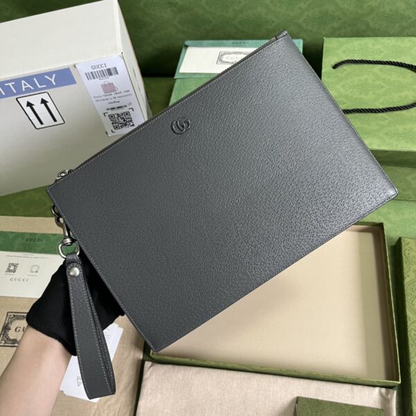 GUCCI GG MARMONT LEATHER POUCH