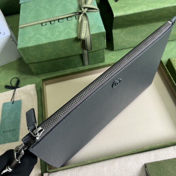 GUCCI GG MARMONT LEATHER POUCH