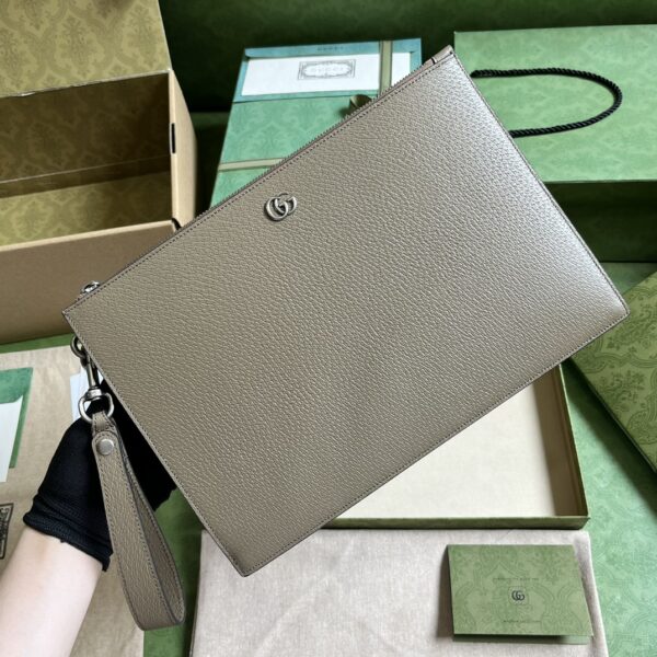 GUCCI GG MARMONT LEATHER POUCH