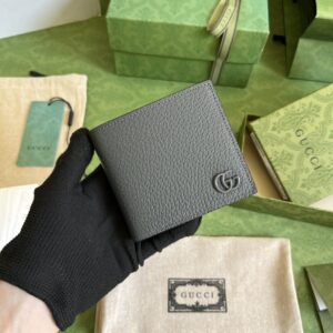 GUCCI GG MARMONT LEATHER BI-FOLD WALLET