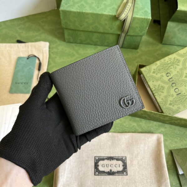 GUCCI GG MARMONT LEATHER BI-FOLD WALLET