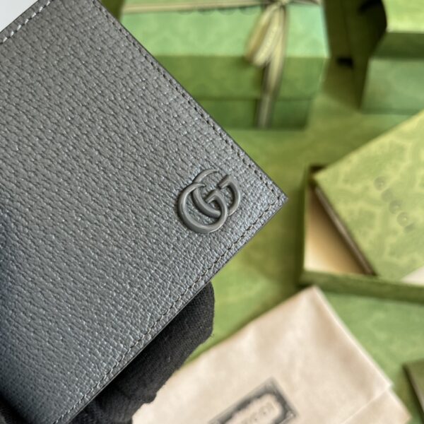 GUCCI GG MARMONT LEATHER BI-FOLD WALLET