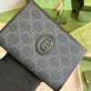 GUCCI GG PASSPORT CASE WITH INTERLOCKING G