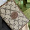 GUCCI GG PASSPORT CASE WITH INTERLOCKING G