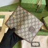 GUCCI GG PASSPORT CASE WITH INTERLOCKING G