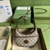 GUCCI Half-moon-shaped mini bag with Interlocking G