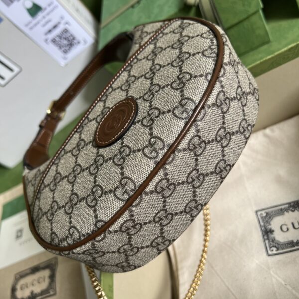 GUCCI Half-moon-shaped mini bag with Interlocking G