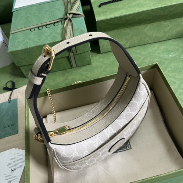 GUCCI Half-moon-shaped mini bag with Interlocking G