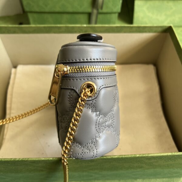 Gucci GG MATELASSÉ TOP HANDLE MINI BAG