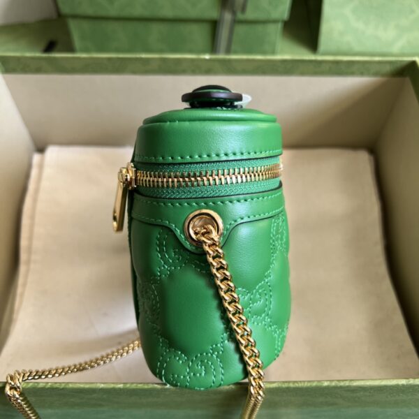 Gucci GG MATELASSÉ TOP HANDLE MINI BAG