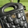 Gucci GG MATELASSÉ TOP HANDLE MINI BAG